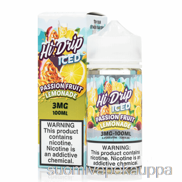 Vape Netistä Passionhedelmä Limonadijää - Hi-drip E-neste - 100ml 0mg